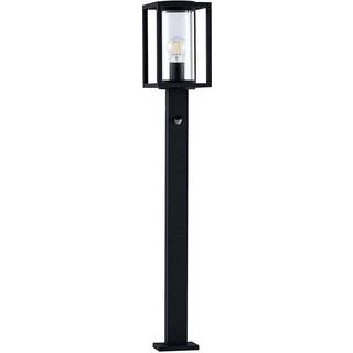 Lucande vejlampe Ferda, 100 cm, sensor, antracit, IP44
