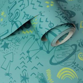 Albany Wallpaper Doodle 13341