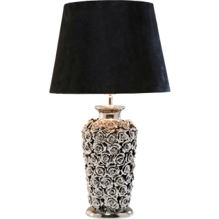 Kare Rose Multi - bordlampe med rosenblomst