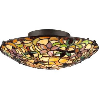 Kami loftlampe i Tiffany-stil