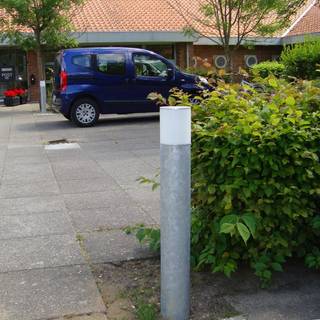 David Super-light Erik LED pullert Galvaniseret