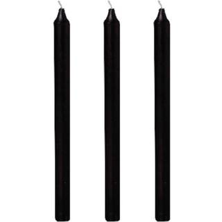 Rustiklys 11 timer 29 cm sort