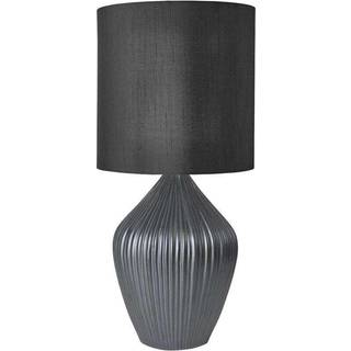 Cozy Living Audrey Keramik bordlampe Gun Metal w. Noir Shade