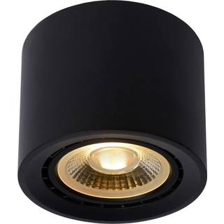 LED-loftslampe Fedler dæmpet til varm, sort
