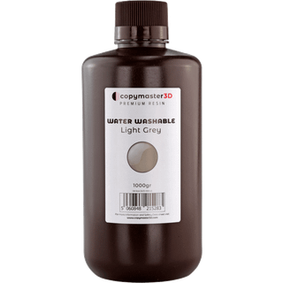 Copymaster3D Water Washable UV Resin - 1000 ml - Lysegrå