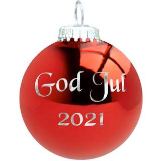 Rolsted Copenhagen God Jul julekugle rød 2021