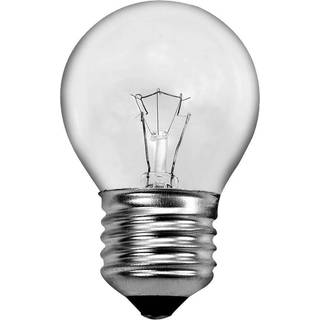 40W glødepære E27 klar - 420lm, dæmpbar, P45