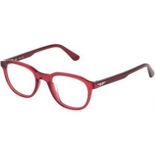 Police VPLF77 OCEAN 4 06NL 49 Briller Mænd Rød - Transparent Red - 49mm