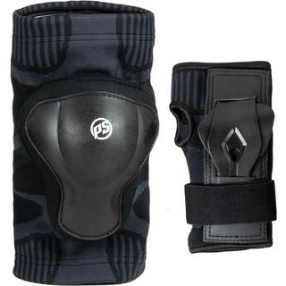 Powerslide Onesize Dual Pack beskyttelsessæt, til mænd Sort