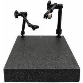 DIESELLA Granitbord 400x250x50 mm med 3xM8 gevindhuller DIN 876 Grad 0