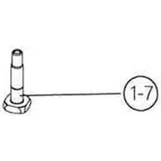 BuzzRack Square head bolt M10x50mm