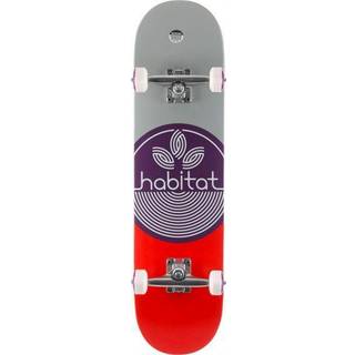 Habitat Leaf Dot Komplet Skateboard (Lilla)