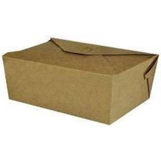 Takeaway æske, Brun, 195x140x63 mm, 50 stk.