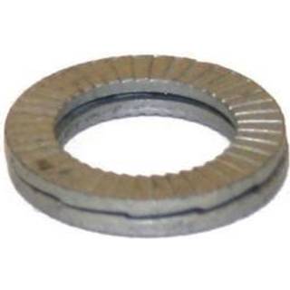 Nord-Lock NL20 Låseskiver DI 21,4 MM, ZINKFLAKE, DIN 25201 Pakke med 21,4 x 30,7 x 3,4 mm, 100