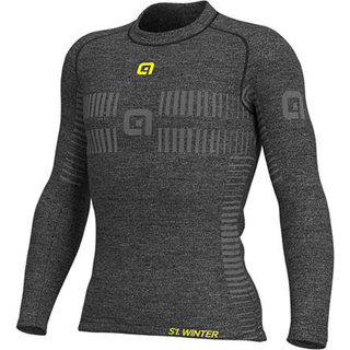 Alé Intimo Wool L/S Baselayer Merino undertøj Herrer størrelse S/M farve sort