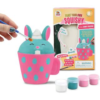 Doodle Hog Bunny Squishy Maleri Kit - Squishy Toys For Kids Squishies til b?rn - P?skeh?ndv?rk til b?rn - Ideal Arts and Crafts Gaver til 8-12 pi