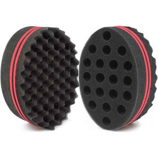 Hallo Big Holes Barber Hair Brush Sponge Dreads Locking Twist Afro Curl Coil Wave Hair Care Tool (1 Pack)