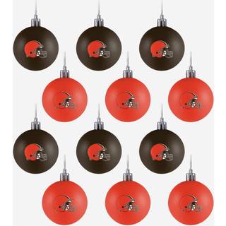 Foco NFL 12 Pack Ball Hanging Tree Holiday Ornament Set12 Pack Ball Hanging Tree Holiday Ornament Set Team Color One Size (RBONF12Set)
