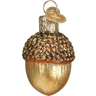 Old World Christmas Ornaments: Small Acorn Glass Bl?st ornamenter til juletr? (28051)