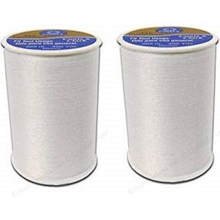 Coats & Clark All Purpose Thread 400 yards hvid (en spole af garn) (2 pack)