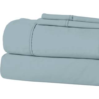 Moderne tråde bløde mikrofiber faste ark - luksuriøse mikrofiber sengetøj - inkluderer fladt ark monteret ark med dybe lommer og pudebetræk havko