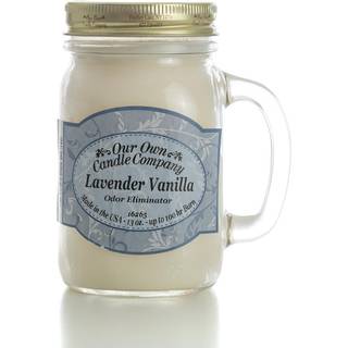 Vores eget lysfirma Lavendel Vanilla Duftende Mason Jar Candle 100 timers forbr?ndingstid 13 ounces