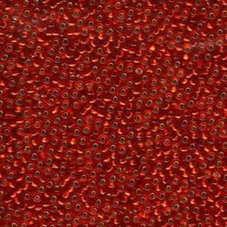 Ruby Red Silver Foret Miyuki 11/0 Rocailles Glassfr?perler 24 gram