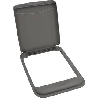 Rev-a-hylde 50 QT under vask af skrald kan l?g til base k?kken og badev?relse skab udskiftning plast papirkurv papirkurv l?g kun gr? RV-50-l?g-13
