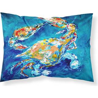 """" Caroline's Treasures MW1153Pillowcase ved en tilfældighed Krabbe fugtighed Wicking Fabric Standard Pillowcase Large Multicolor """"