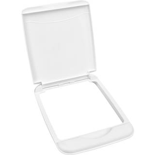 Rev-a-hylde 35 QT under vask af skrald kan l?g til base k?kken og badev?relse skab udskiftning plast papirkurv papit bakke l?g kun hvidt RV-35-l?