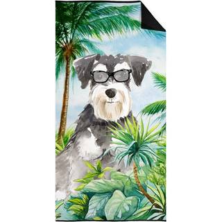 """" Caroline's Treasures CK3006TWL3060 Schnauzer #2 Premium Beach-Towels Multicolor """"