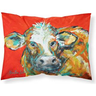 """" Caroline's Treasures fanget rødhåndet ko -stof standard pillowcases multicolor """"