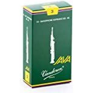 Vandoren SR303 Soprano Sax Java Reeds styrke 3; Kasse med 10