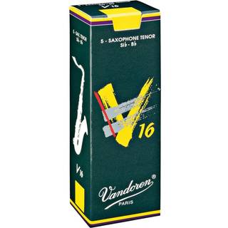 Vandoren SR7225 Tenor Sax V16 Reeds styrke 2.5; Kasse med 5 sort