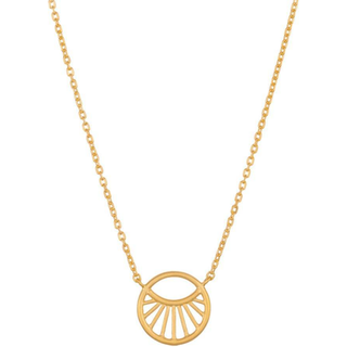 Pernille Corydon Small Daylight Halskæde 18 kt. Forgyldt Sølv n-472-gp - Dame - 925 Sterling Silver