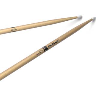 Promark rebound 7a hickory trommestikker oval nylon tip et par