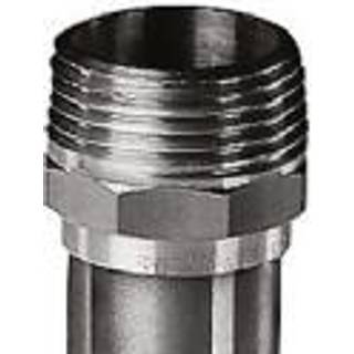 lodde overgangsnippel 1/2'' - 22 mm. Med en rørgevindnippel og en glat ende