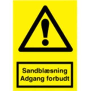 Advarselsskilt - Trykflasker fjernes ved brand - Refleks aluminium - 148 x 105 mm (A6)