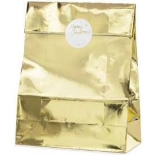 3 stk. Juleposer uden hank - Merry Christmas 25x38x11cm