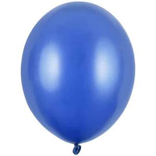 10 stk. Latexballoner royal blå metallic 12" – Professionel dekoration til fest