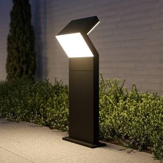 Arcchio LED-sokkellampe Havin, antracit, metal, 60 cm