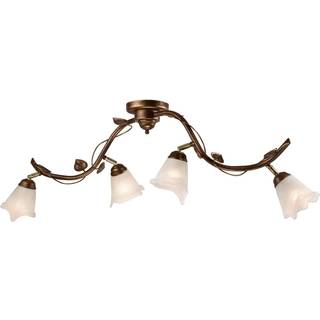 Loftlampe Siena florentinsk stil buet 4 lyskilder