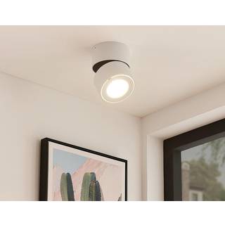 Arcchio LED-loftspot Rotari, hvid, 1 lyskilde, 1560lm