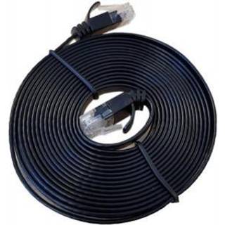 Efb Nordic Patch kabel flad kat6a utp sort 0,25m