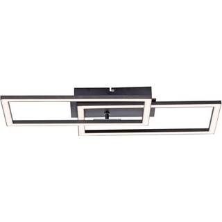 Loftslampe sort inkl. LED 3-trins dæmpbar 54 cm - Georgi