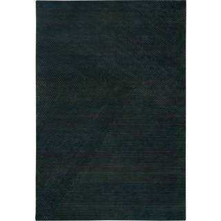 Northern Row tæppe stort 200x300 cm Mørkegrøn