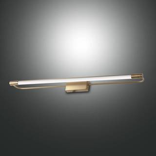 Rapallo LED-væglampe, messing, IP44, 60 cm
