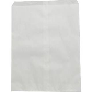 Bagerpose 0.5 kg 160x230 mm, 1000 stk 40 g hvid