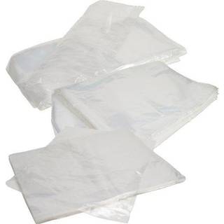 Slikpose, stor 36x18cm, 1000 stk klar LDPE plast, 25 my