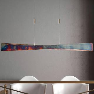 Quitani LED-pendel Lian, guldoxideret